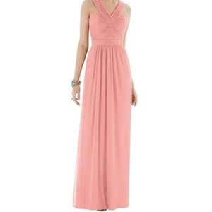 Still available!Alfred Sung bridesmaid blush dress